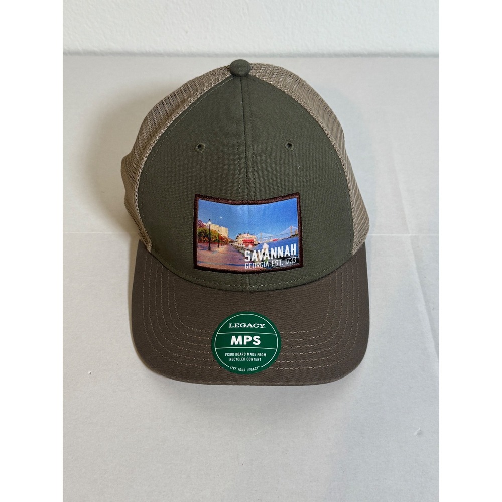 Legacy Savannah Georgia Trucker Hat Mesh Back MPS Visor‎ Board